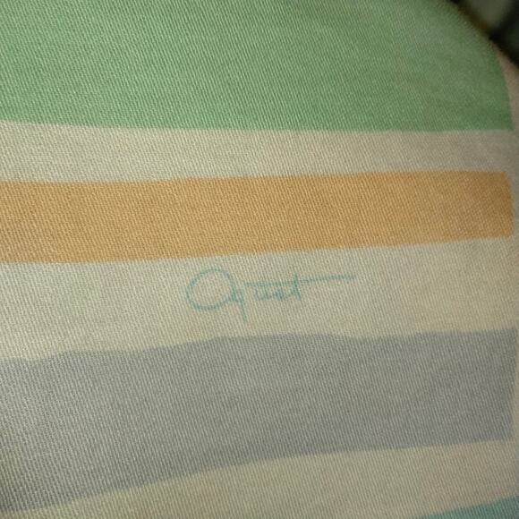 Catherine Ogust Penthouse Gallery Pastel Print Dress Caftan Vintage 80s S - Picture 7 of 10